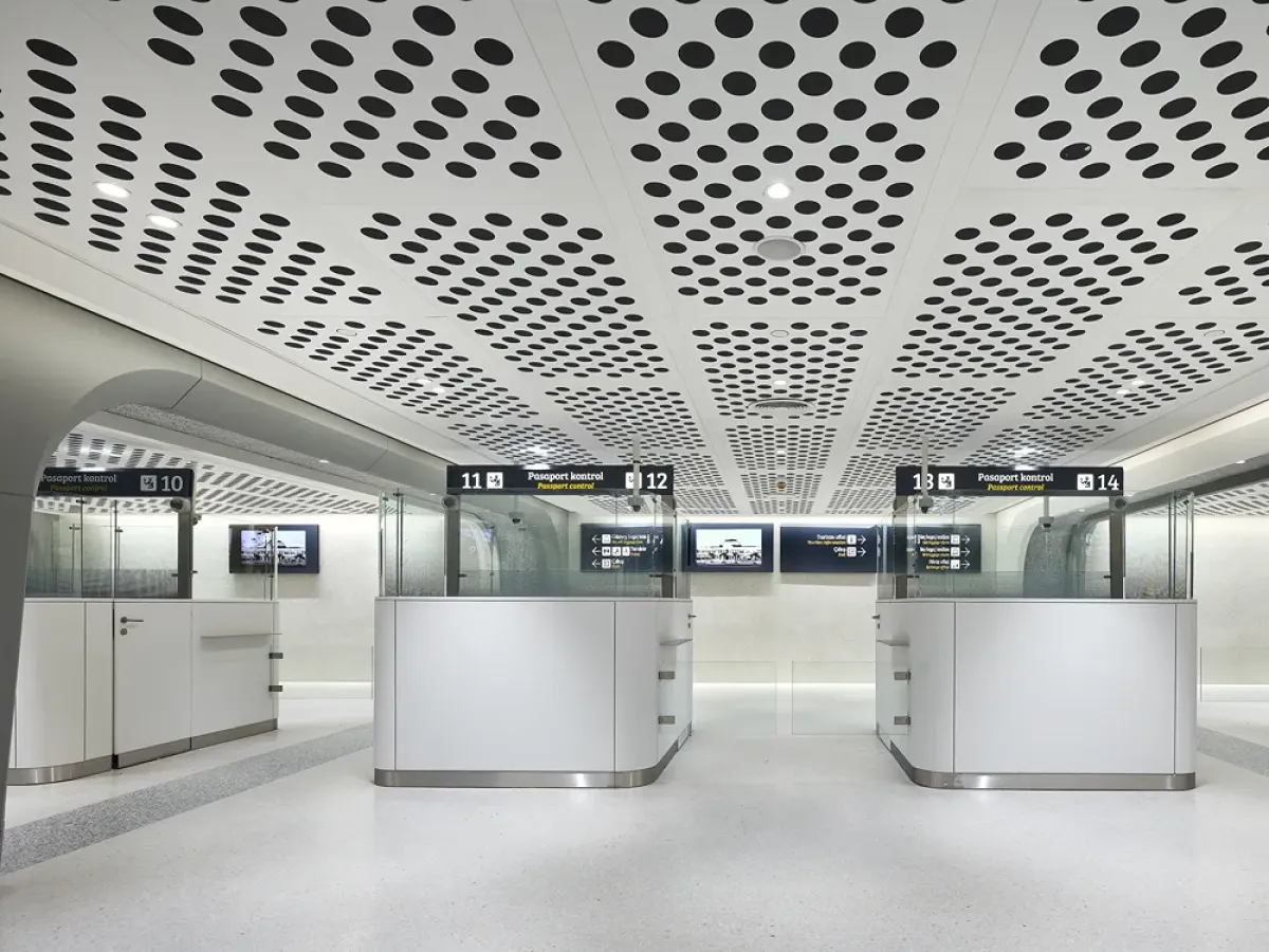 Underground passenger processing terminal