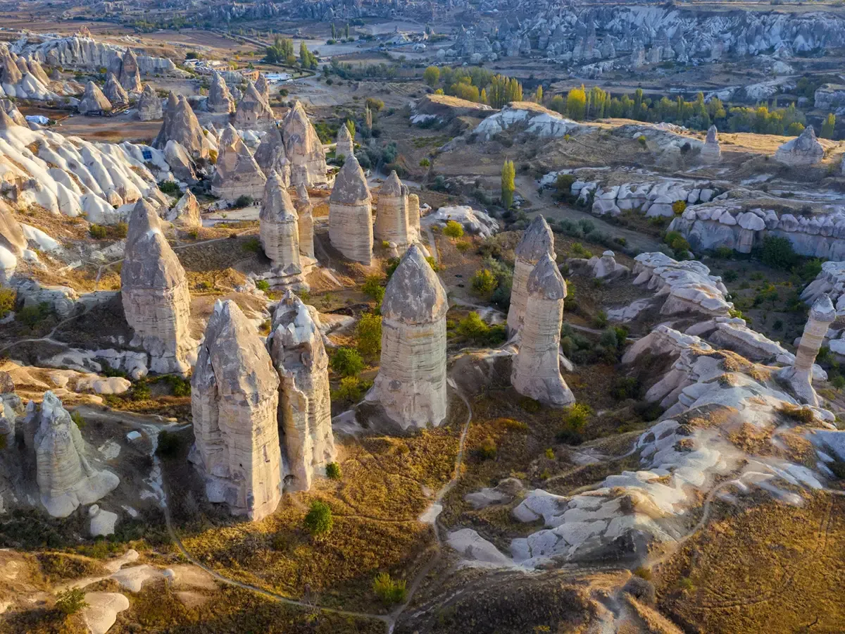 Fairy chimneys in Cappadocia