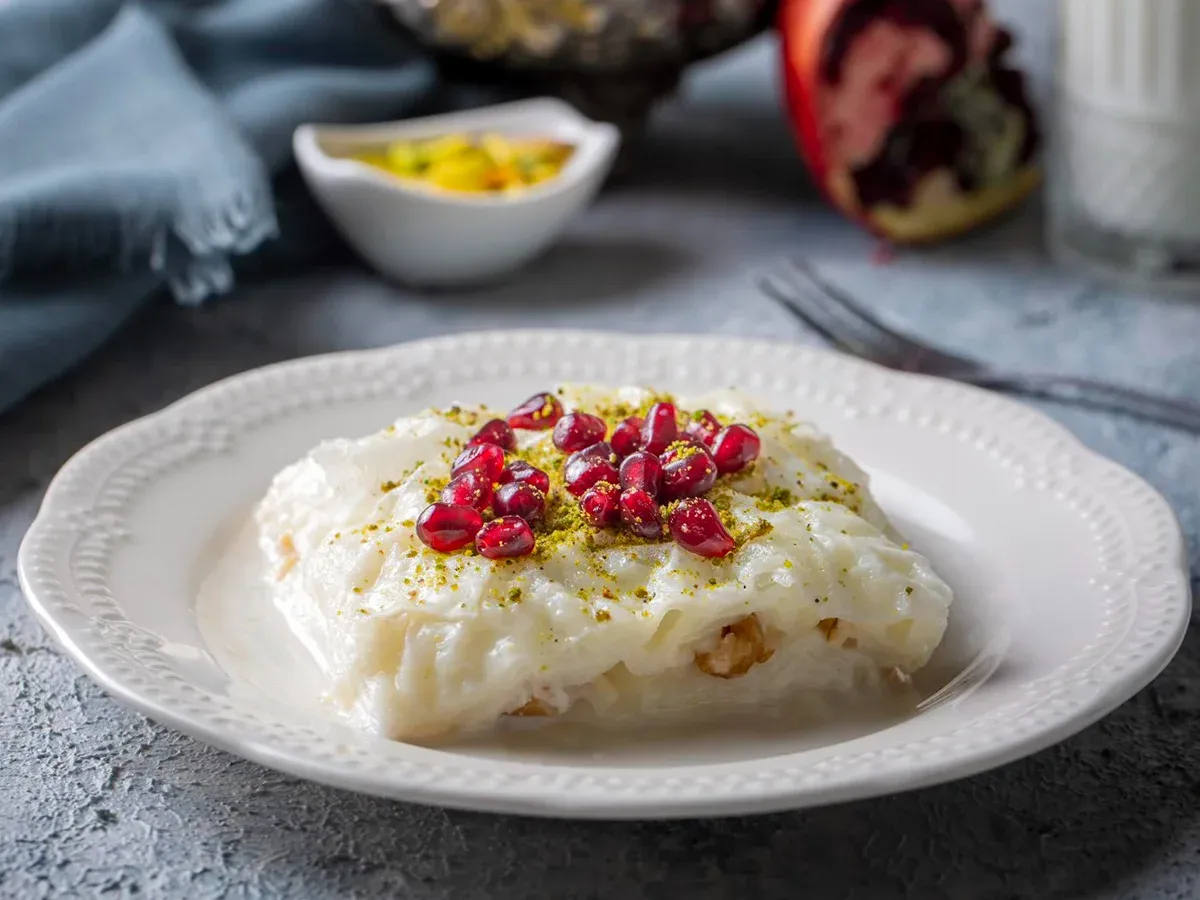 الجلاش Güllaç ملكة الحلويات في رمضان